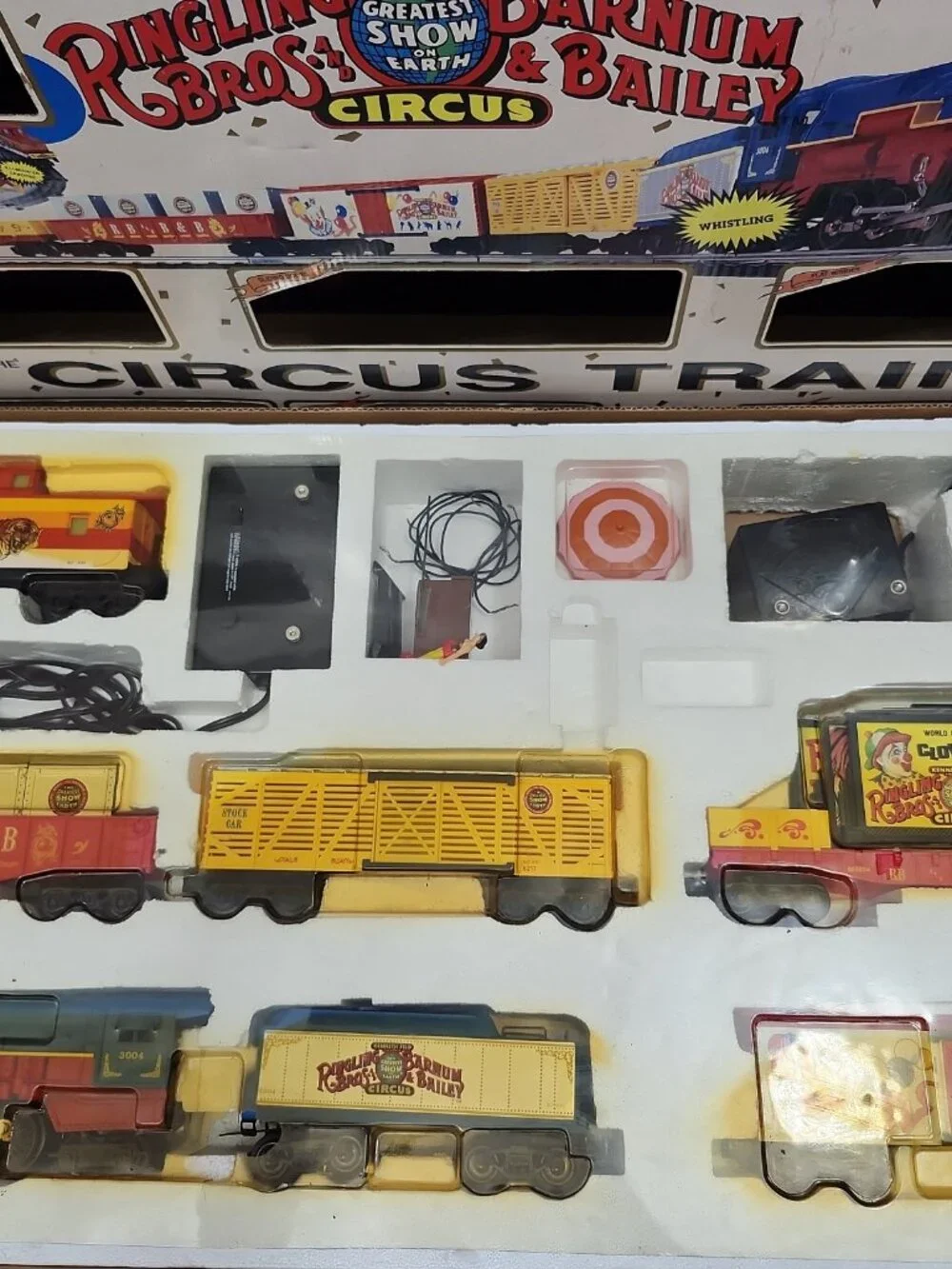 Vintage K-Line 1311 Ringling Bros. Barnum & Bailey Circus Train Set